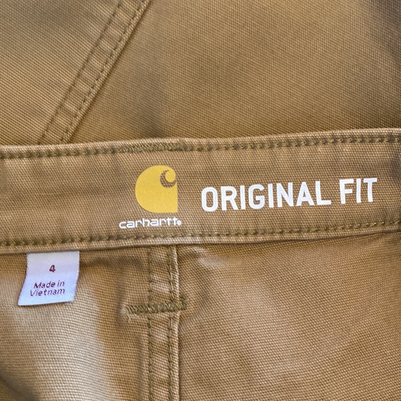 NWOT Carhartt Mens cargo brown shorts. Size 4. Excellent condition. - Picture 4 of 10